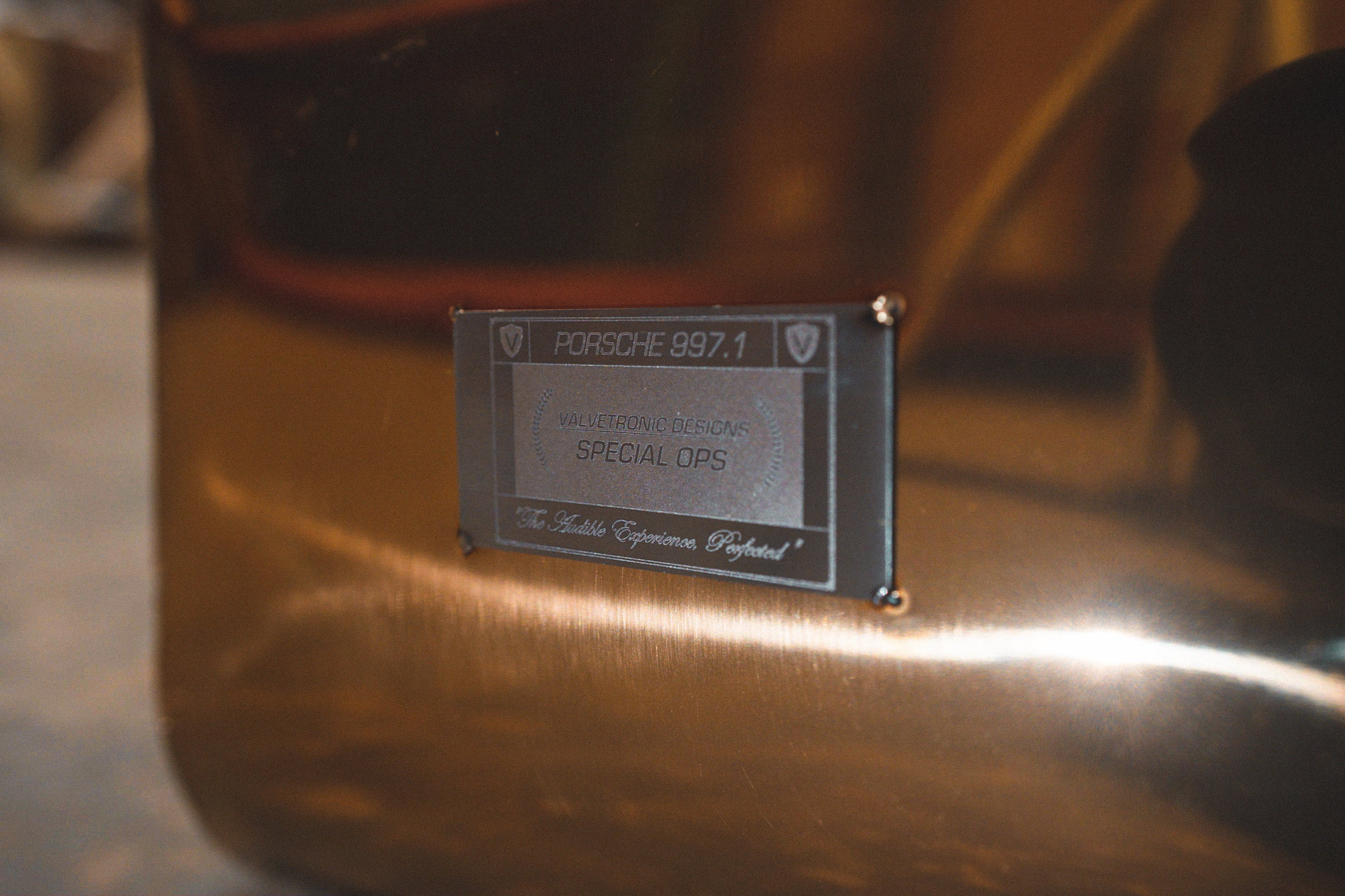 Valvetronic Valved Sport Exhaust System for Porsche 997 Carrera