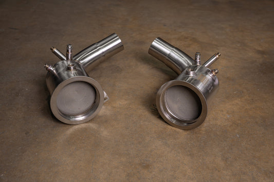 400 Cell Catted Down Pipes For Porsche 992 Turbo / Turbo S