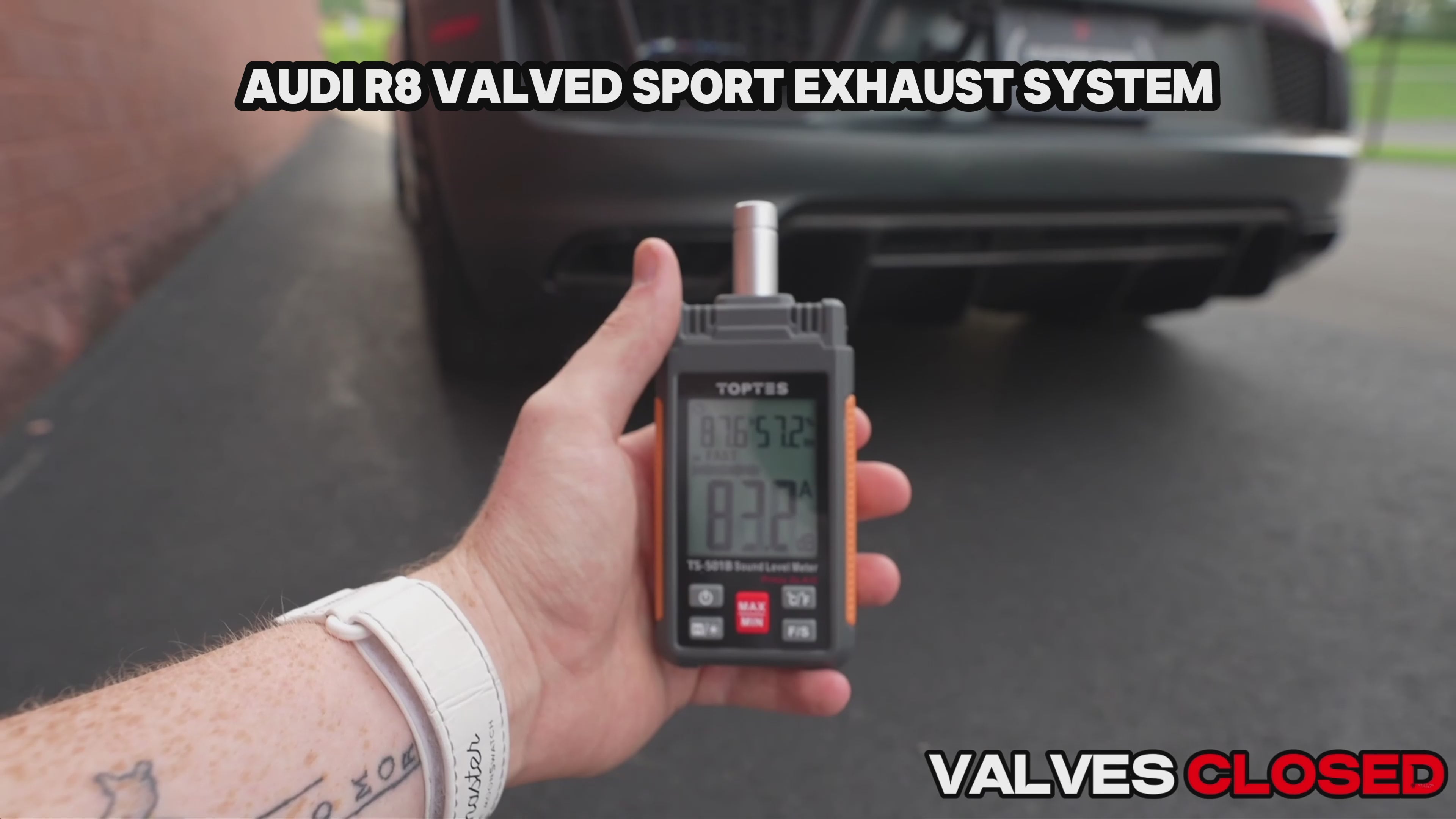 Audi R8 True F1 / Valved Exhaust System