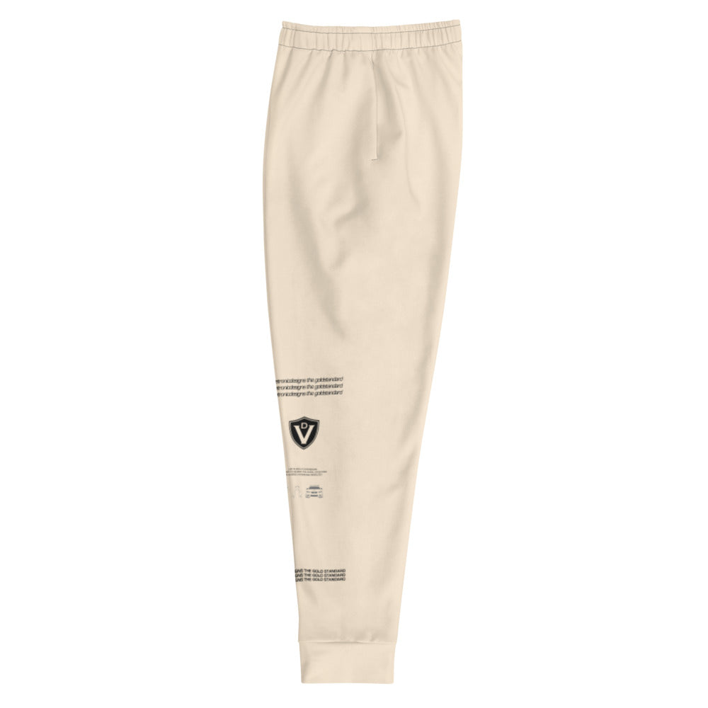 Mens Joggers Large Print (light beige)
