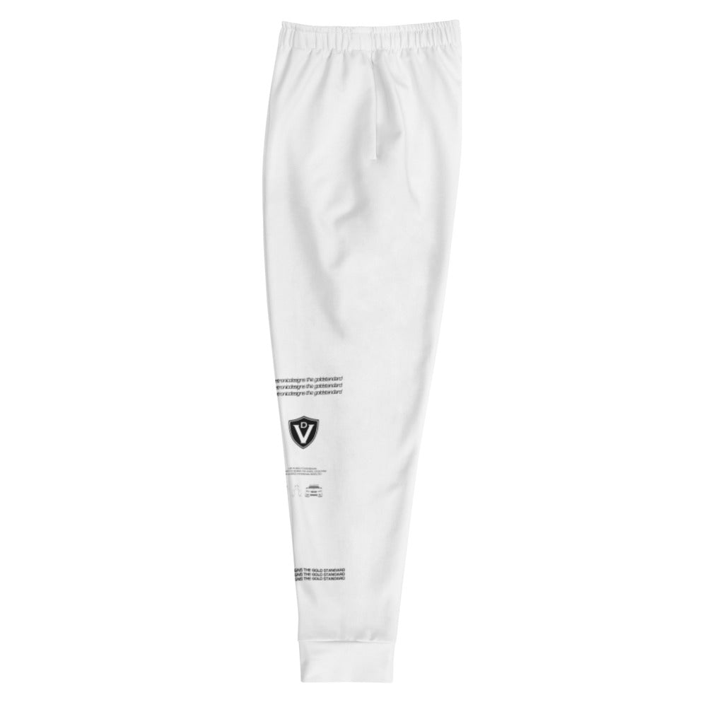 Mens Joggers Large Print (white)