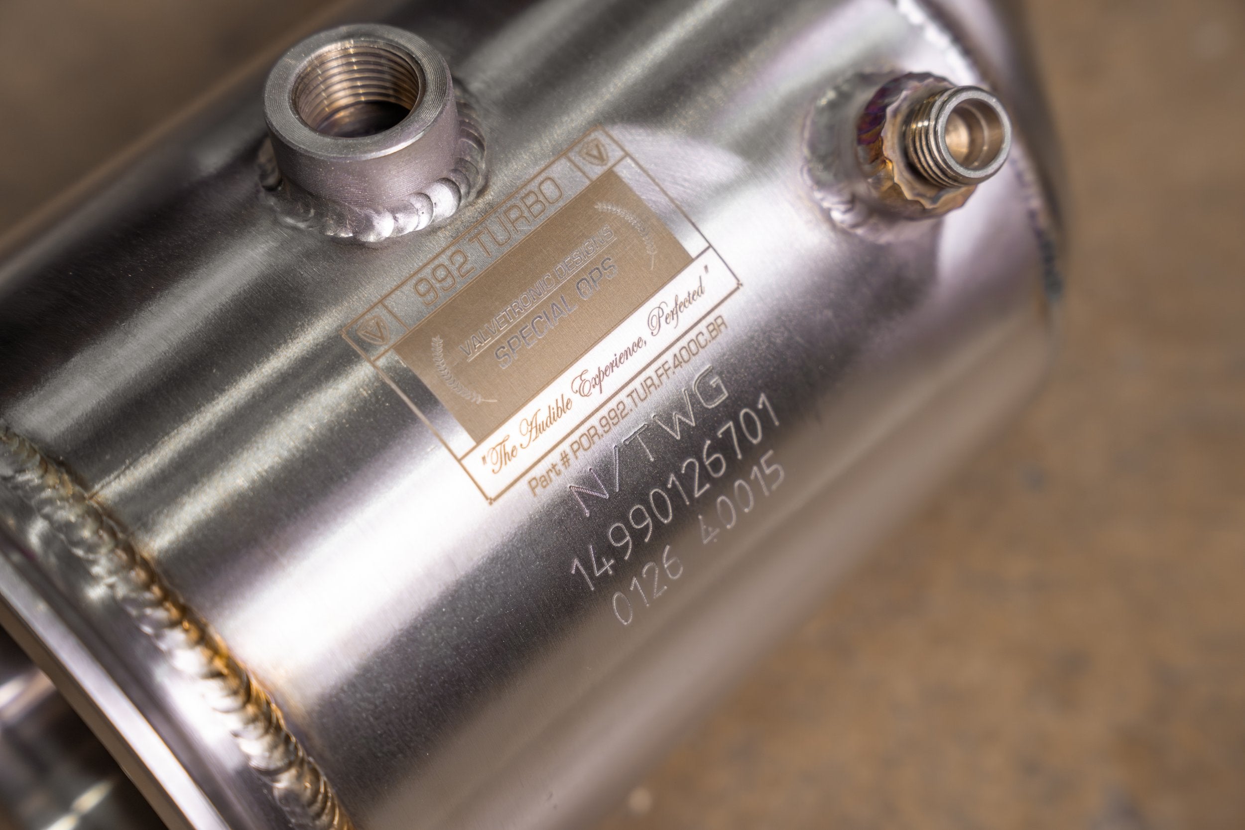 400 Cell Catted Down Pipes For Porsche 992 Turbo / Turbo S