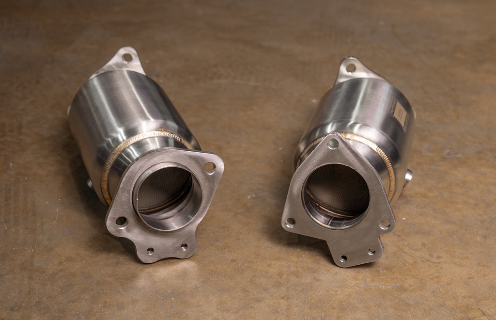 Chevy Corvette C8 / C8 Z06 400 Cell Catted Downpipes