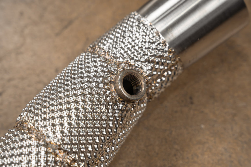 Valvetronic Designs Ferrari 488 GTB / Pista 400 cell catted downpipes - view 6