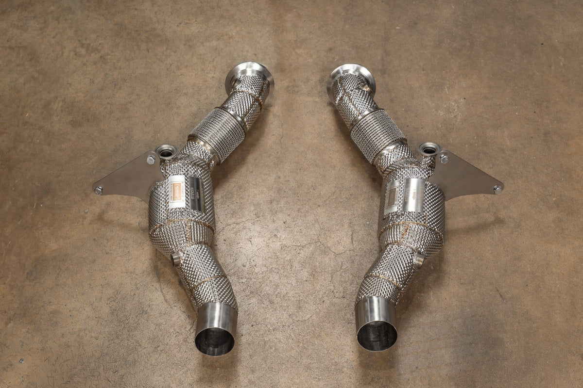 Valvetronic Designs Ferrari F8 Downpipes