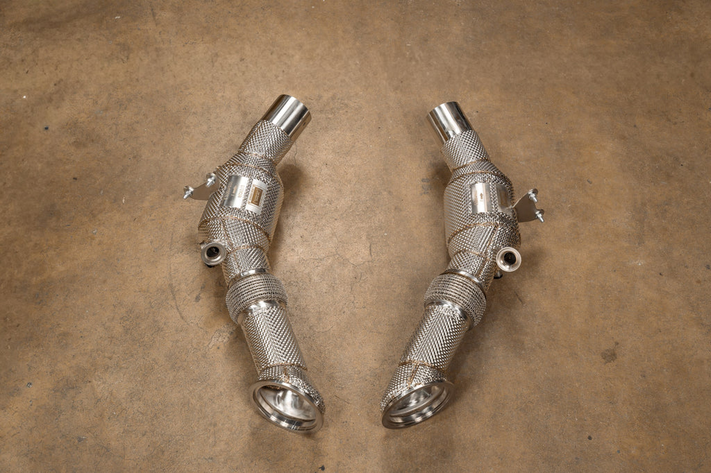Ferrari SF90 Stradale / Spider 400 Cell Catted Downpipes