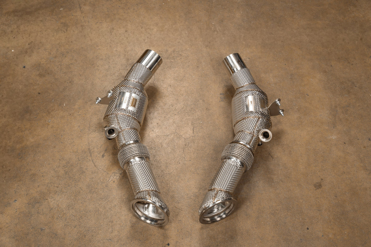 Ferrari SF90 Stradale / Spider 400 Cell Catted Downpipes