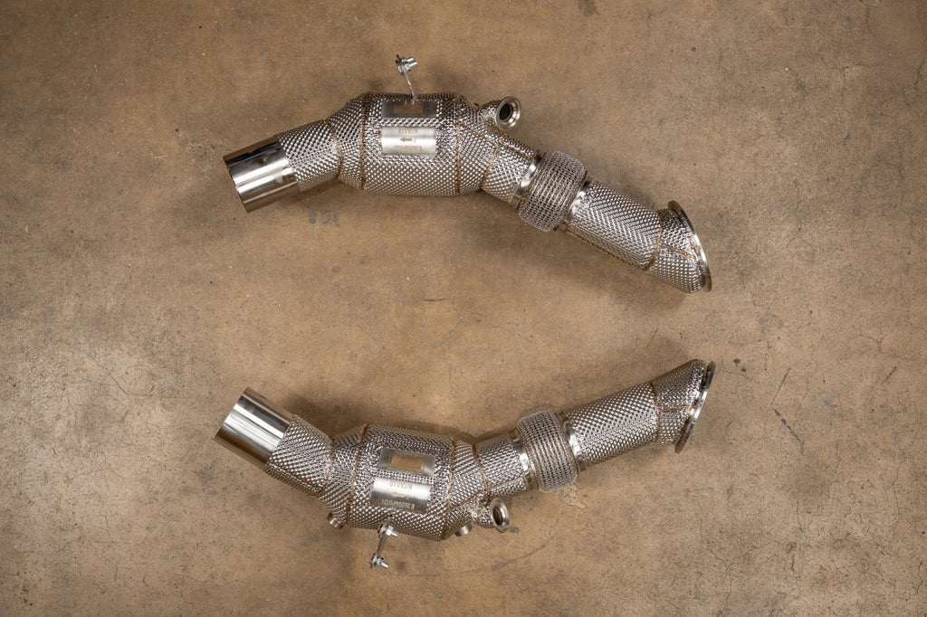 Ferrari SF90 Stradale / Spider 400 Cell Catted Downpipes