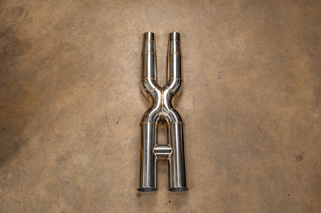 Ford Mustang S550 / S650 HEX Pipe Midpipe with Resonator Delete