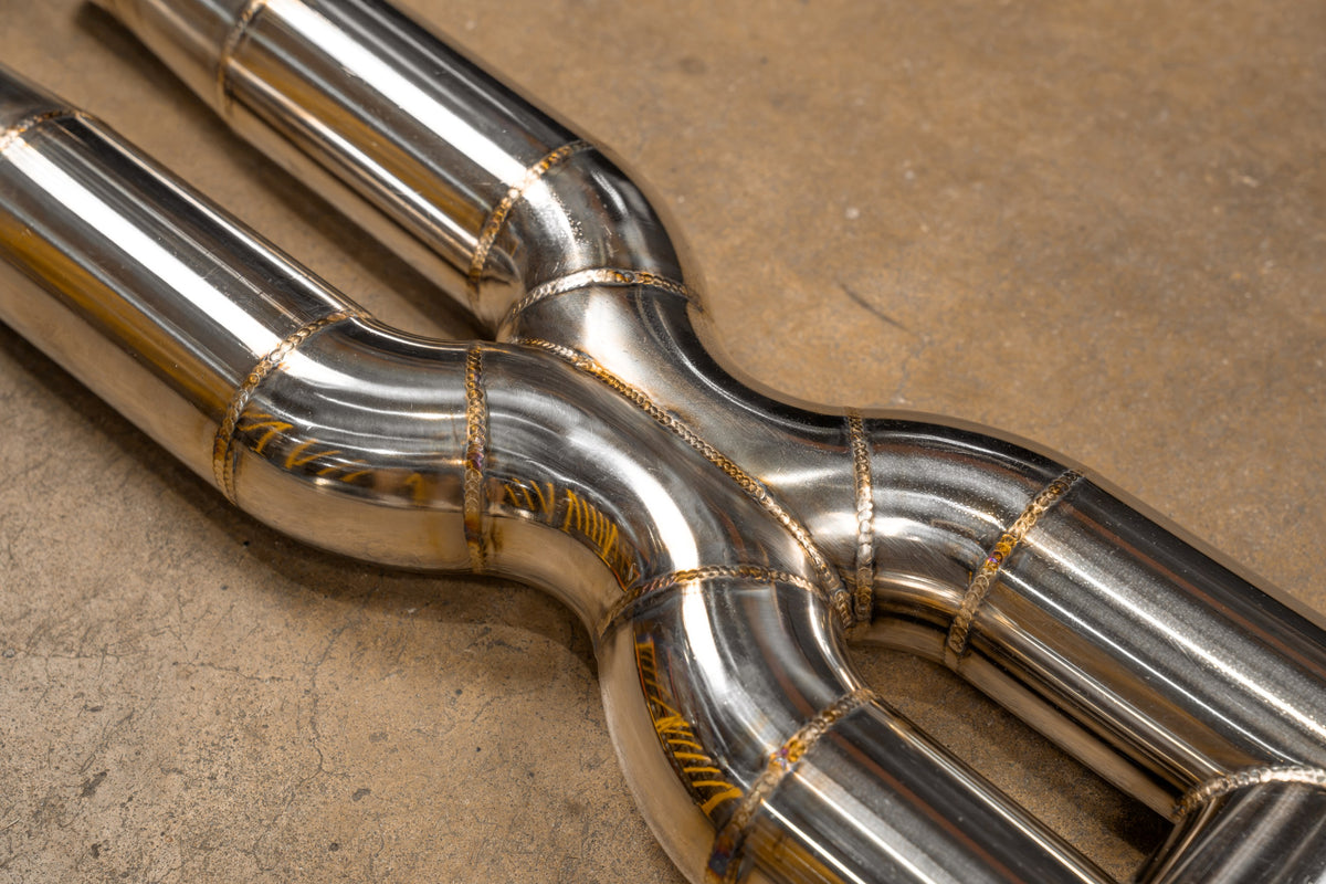 Ford Mustang S550 / S650 HEX Pipe Midpipe with Resonator Delete
