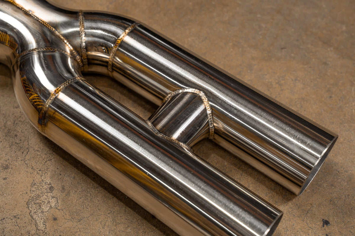 Ford Mustang S550 / S650 HEX Pipe Midpipe with Resonator Delete