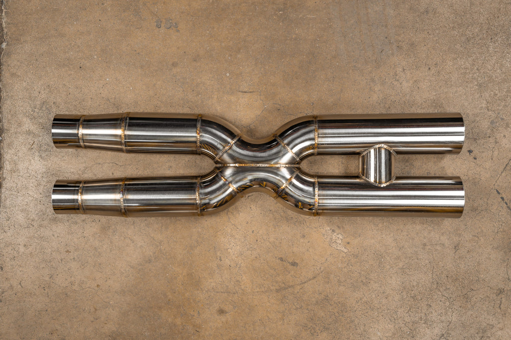 Ford Mustang S550 / S650 HEX Pipe Midpipe with Resonator Delete