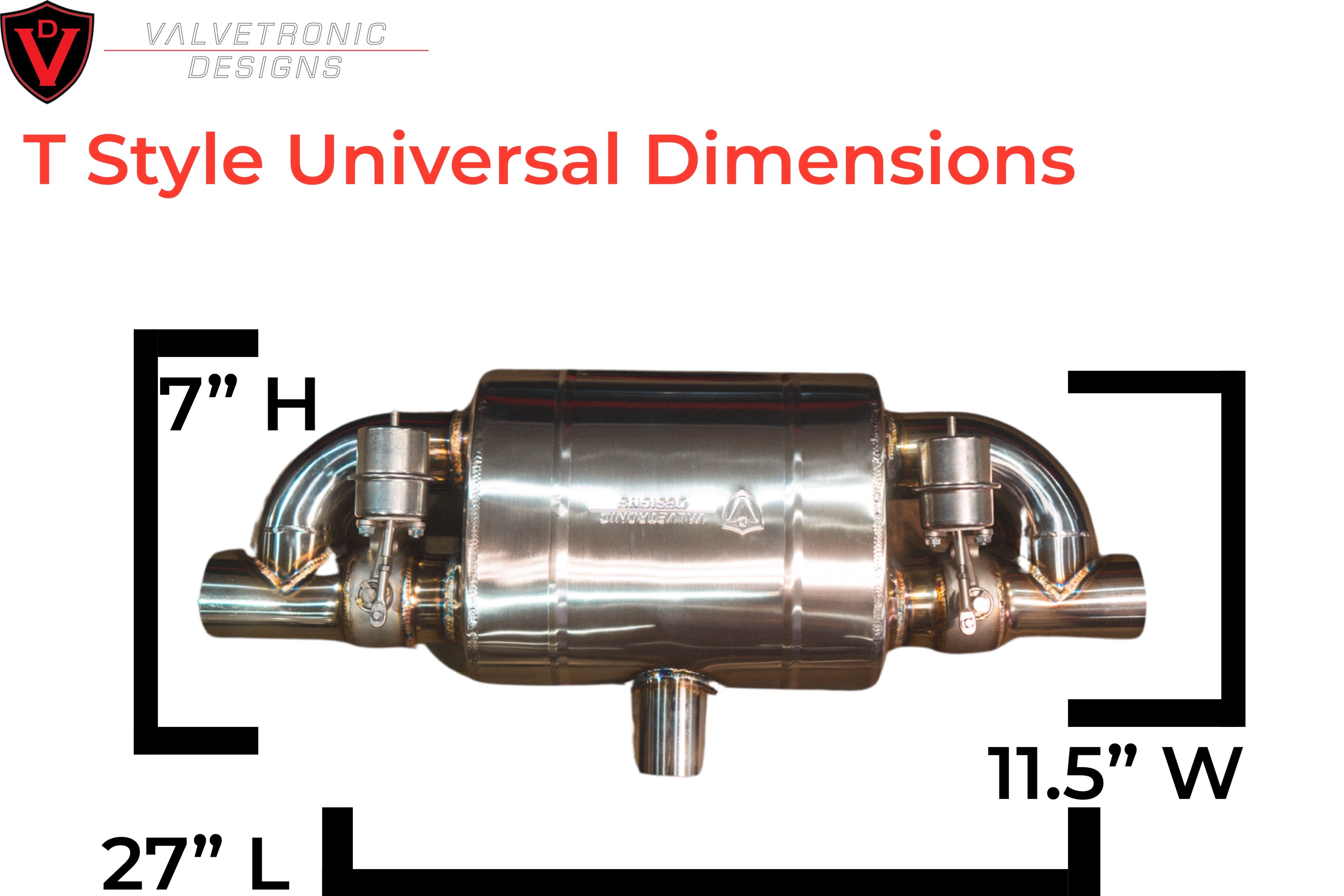 UNIVERSAL VALVED MUFFLER KIT