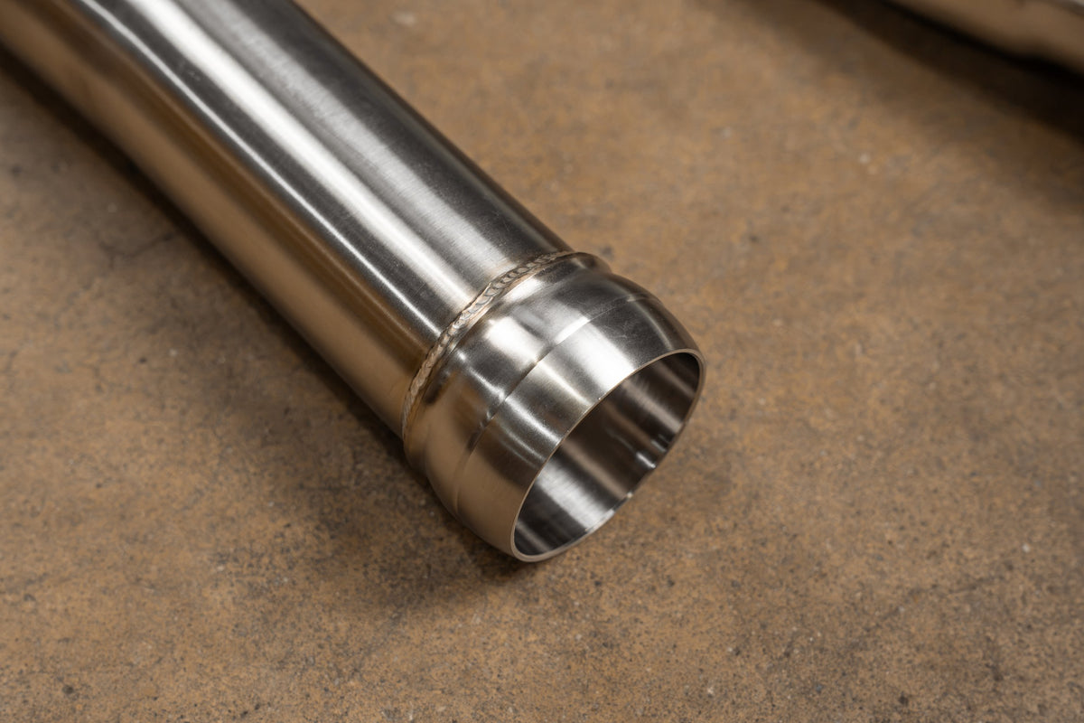 Valvetronic Designs Mercedes-AMG GT 400 cell catted downpipes - view 6