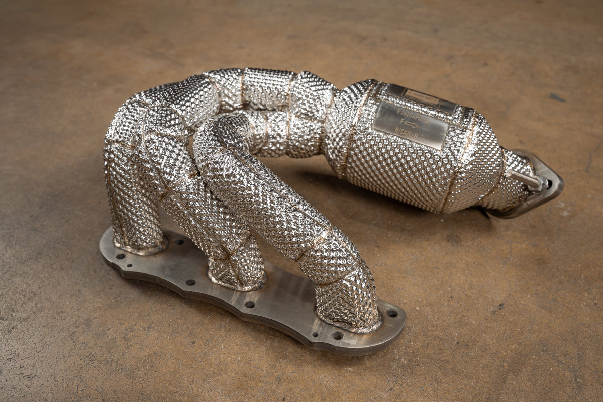 Valvetronic Designs Porsche 981 Boxster / Cayman 400 cell catted headers - view 2