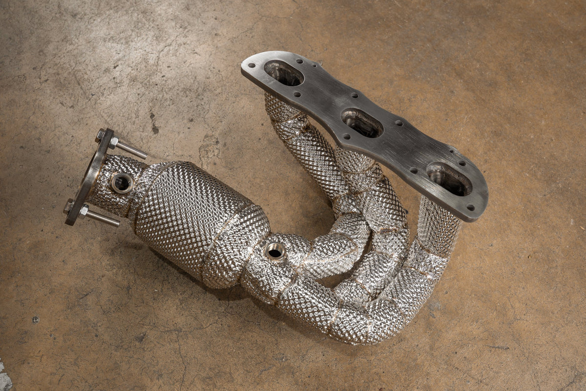 Valvetronic Designs Porsche 981 Boxster / Cayman 400 cell catted headers - view 3