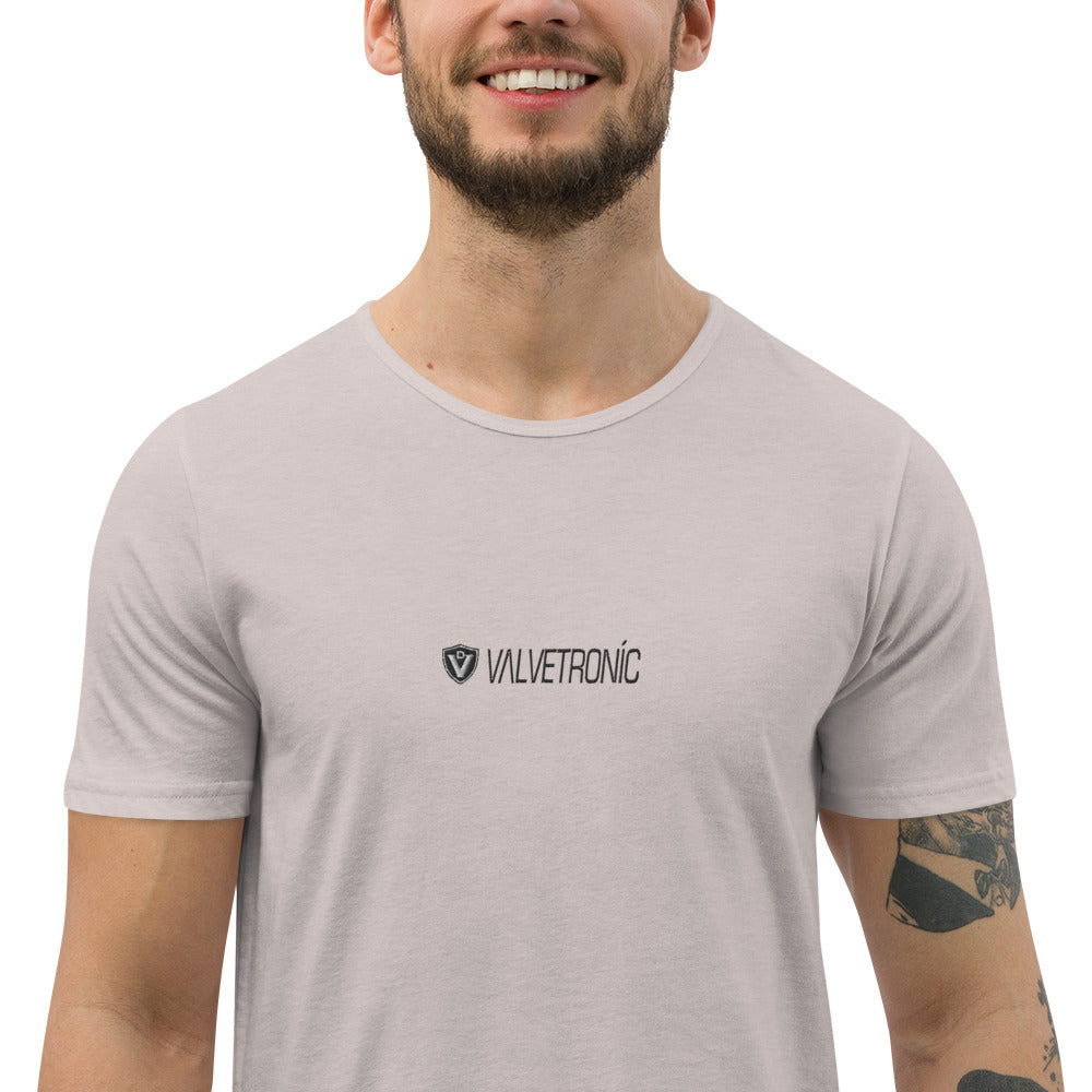 Men's Curved Hem T-Shirt Large special ops logo ( light base colors)