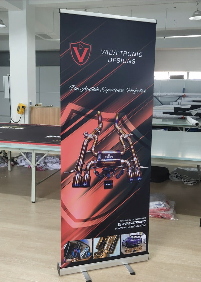 ROLL UP SHOP DISPLAY BANNER